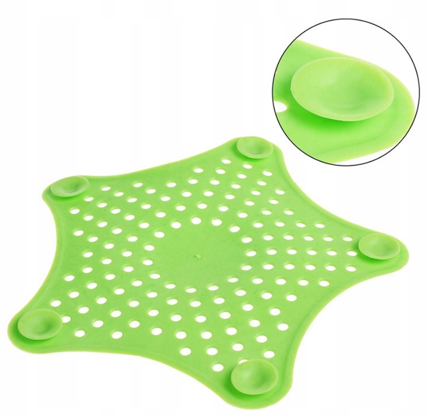 SITKO SILIKONOWE FILTR DO ZLEWU ODPŁYWU UMYWALKI Średnica 15 mm