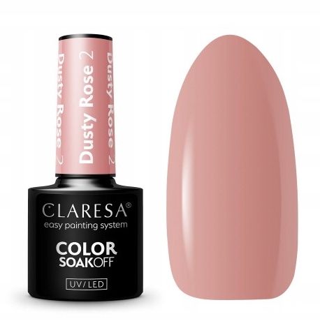 

Claresa Lakier Hybrydowy Uv/led Dusty Rose 2