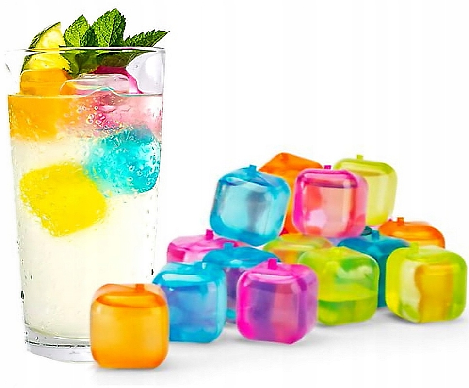 Kostki Lodu Wielokrotnego Użytku Do Drinków 24x