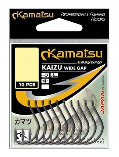 Haczyki Kamatsu Wide Gap K-003 Roz.6 czarne z oczk