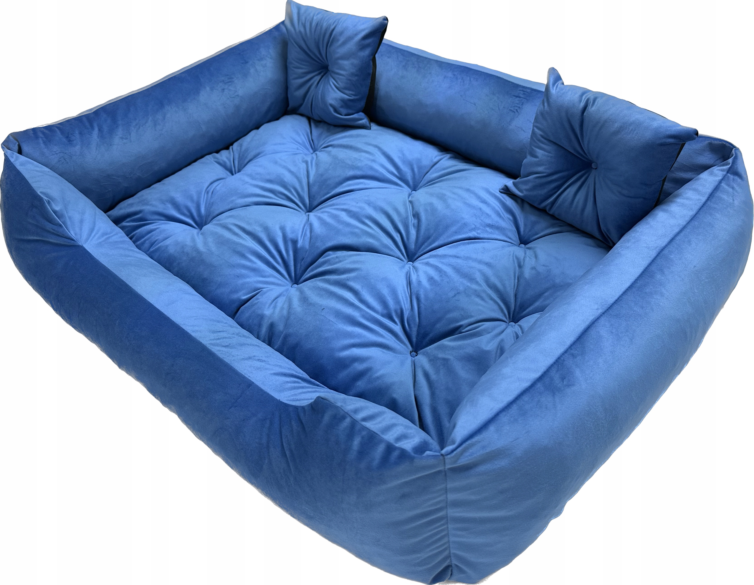 Legowisko Dla Psa Kota Welurowe 115x95 Posłanie Kojec Łóżko Leżanka Premium