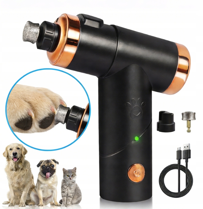 Elektrický Pilník Na Drápky Pro Mazlíčky, Zastřihávač, Bruska Pro Psy A Kočky