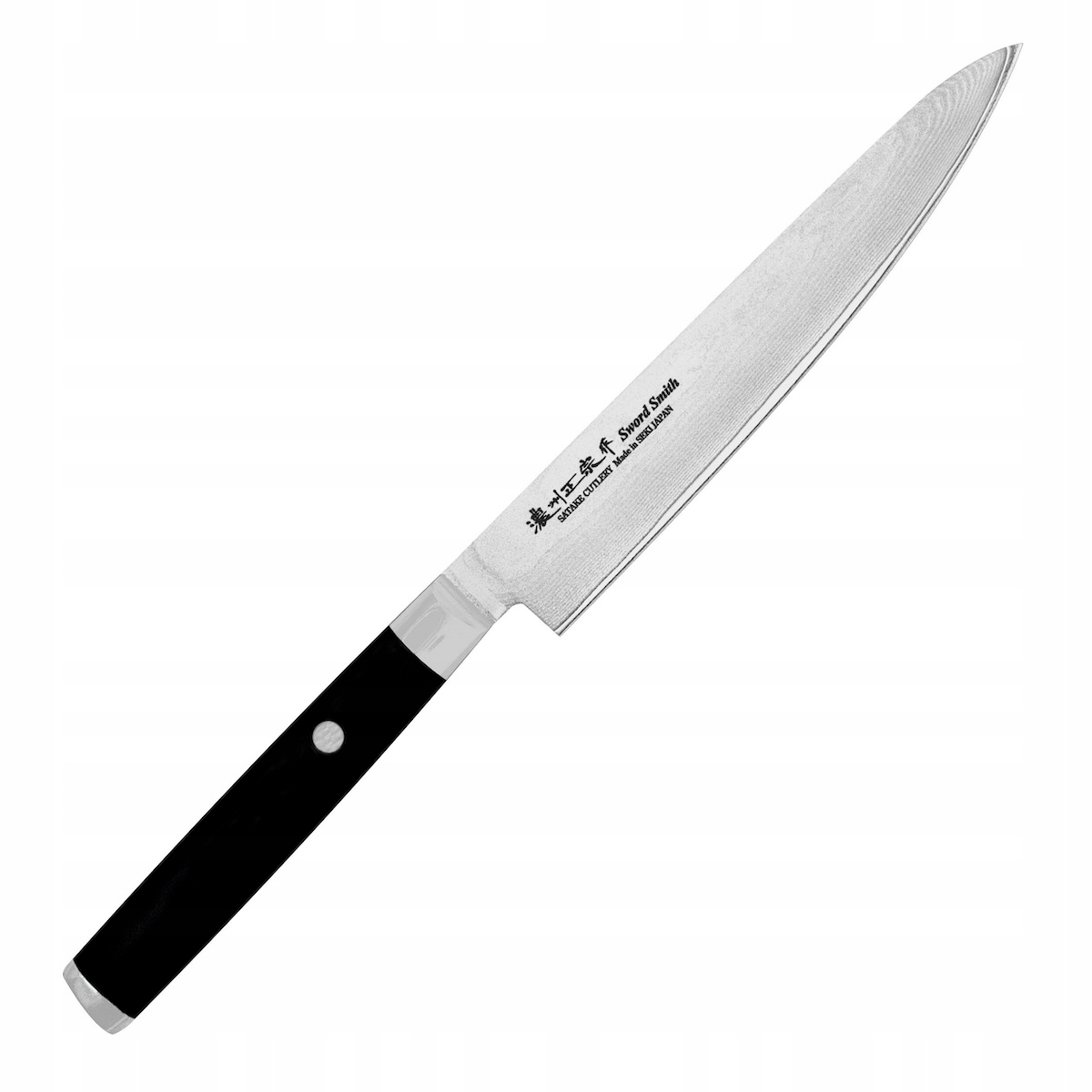 Satake Damascus Japonský Ostrý Kuchynský Nôž Univerzálny Pre Ovocie 60HR 15cm