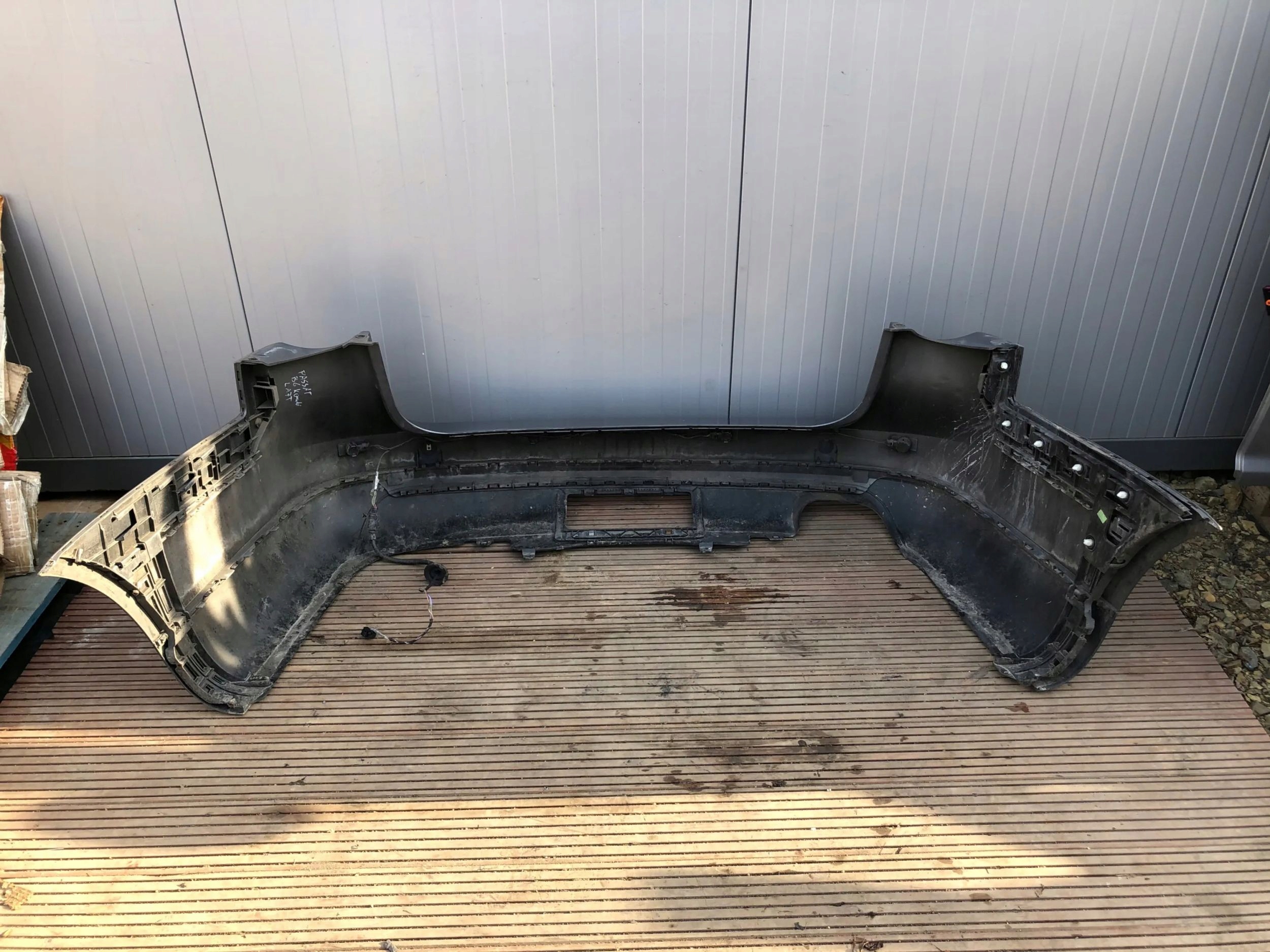 VW PASSAT B6 KOMBI complete bumper rear part PDC towing LA7T