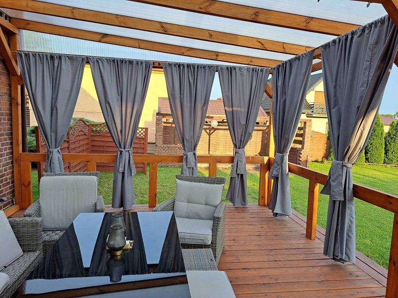 Zasłona Kotara do altany, na taras, na balkon