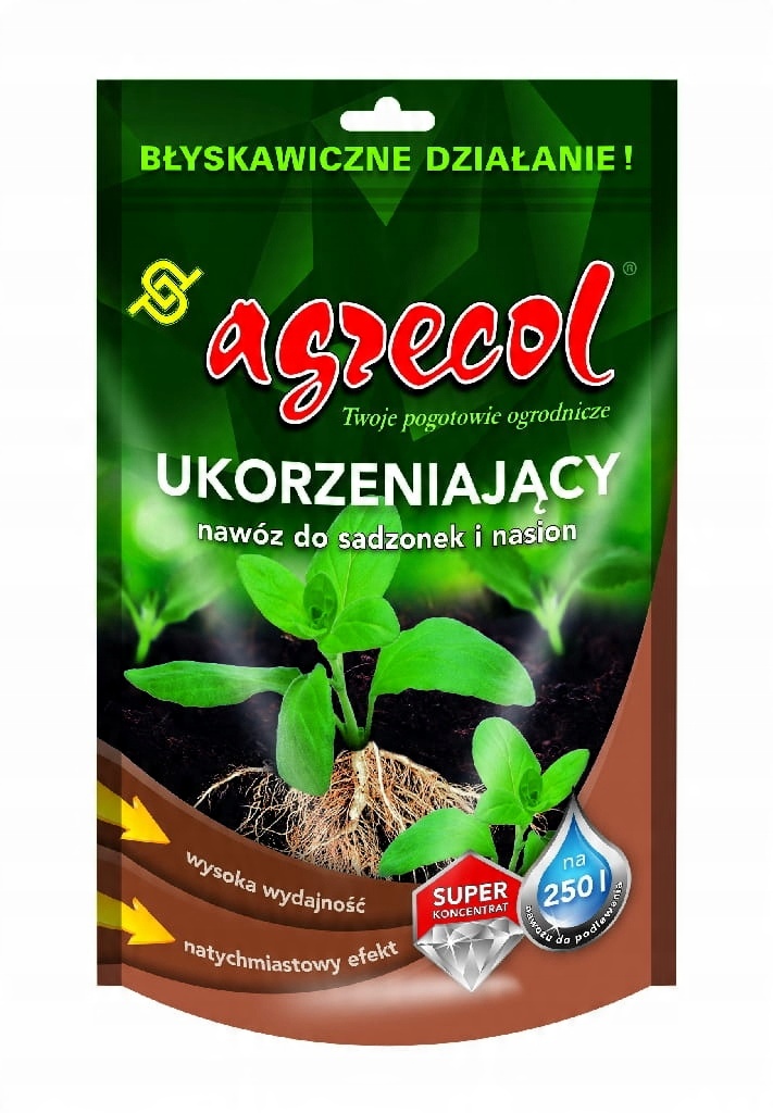 

Ukorzeniający nawóz do sadzonek i nasion 0,25kg