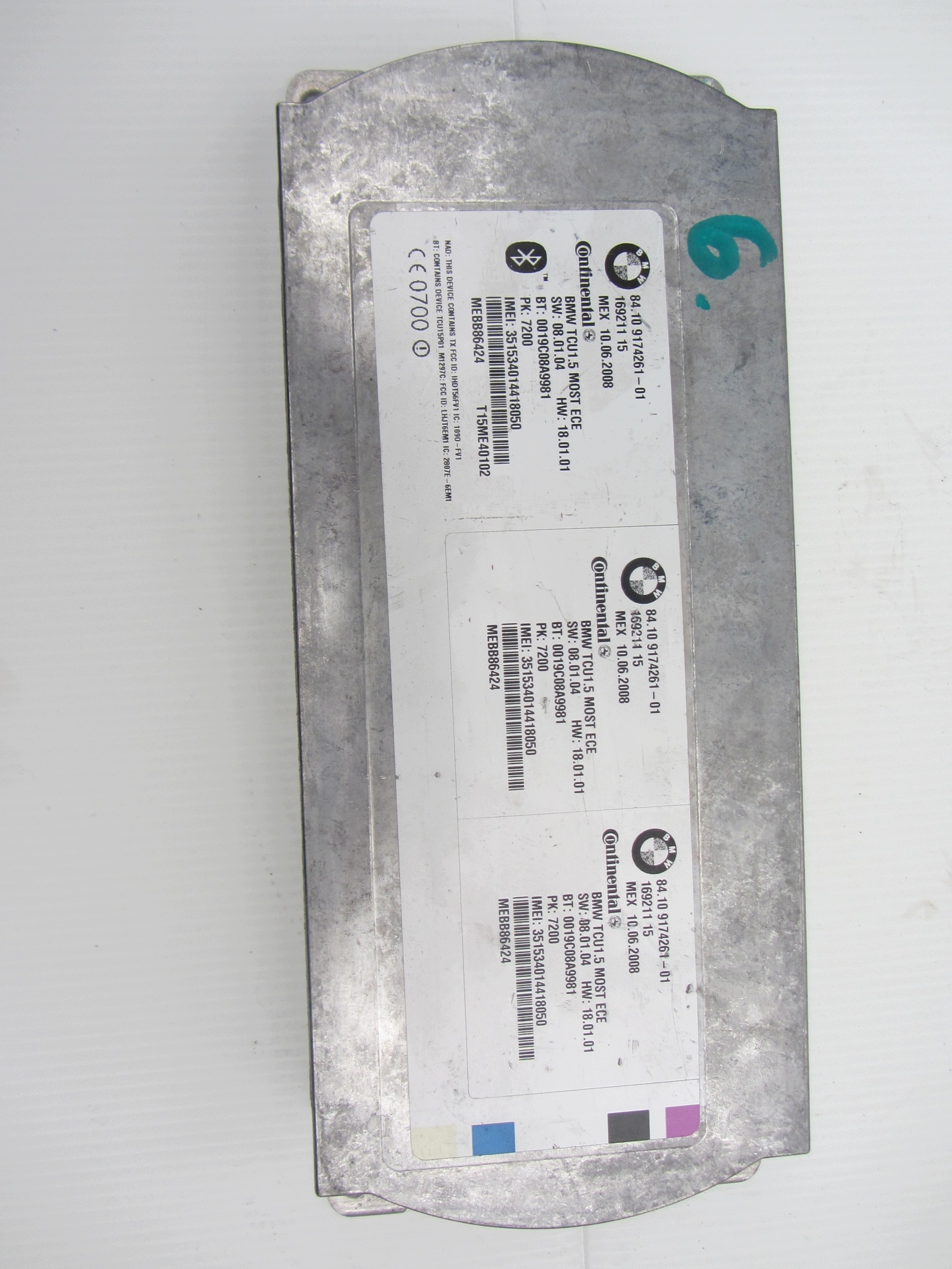 BMW 5 E60 E90 E85 GSM 9174261 BLUETOOTH upravljačka TELEMATIC kompjuter računalo 9231093
