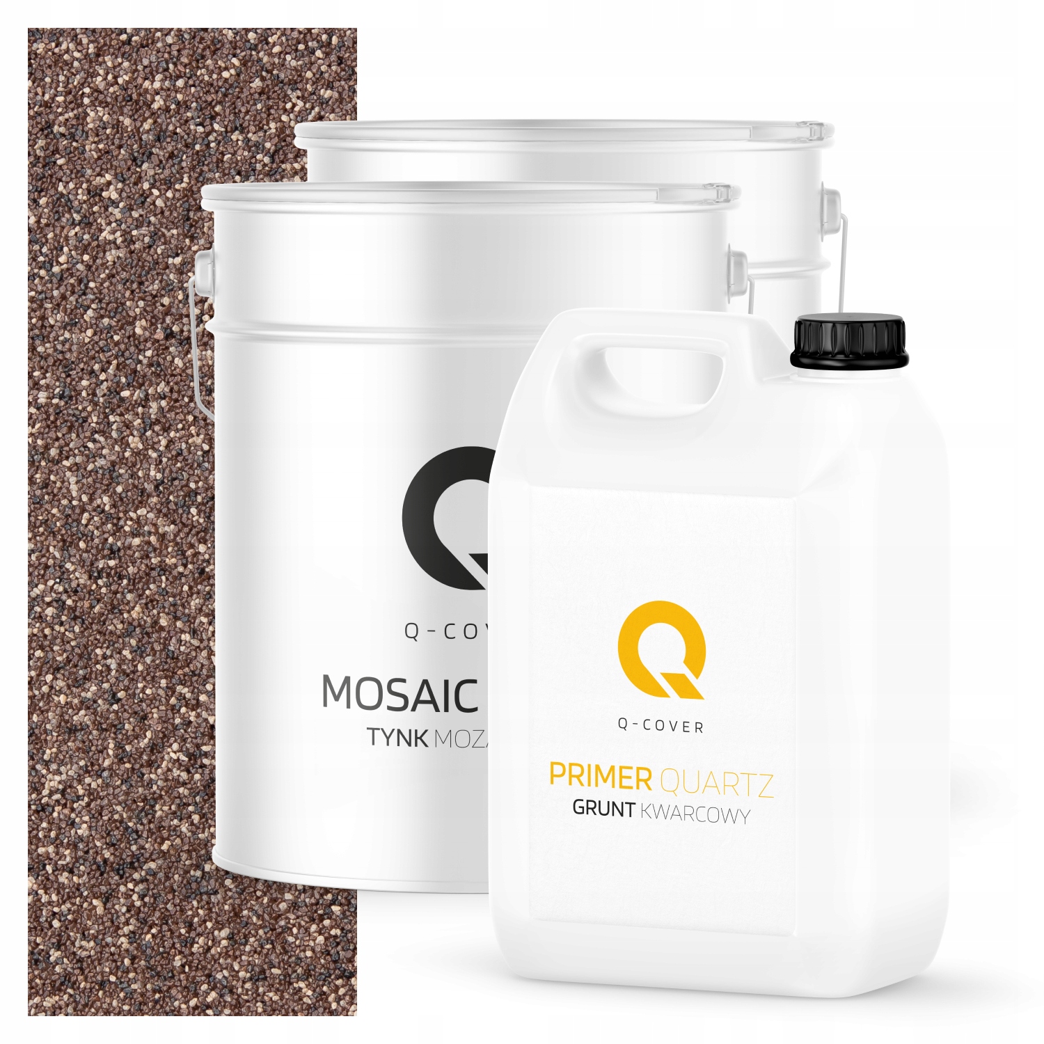 Mozaiková Dekorativní Omítka penetrační nátěr Sada 6.5m2 tmavě hnědá M71