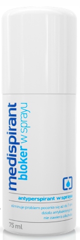 

Medispirant Bloker w sprayu antyperpsirant 75 ml