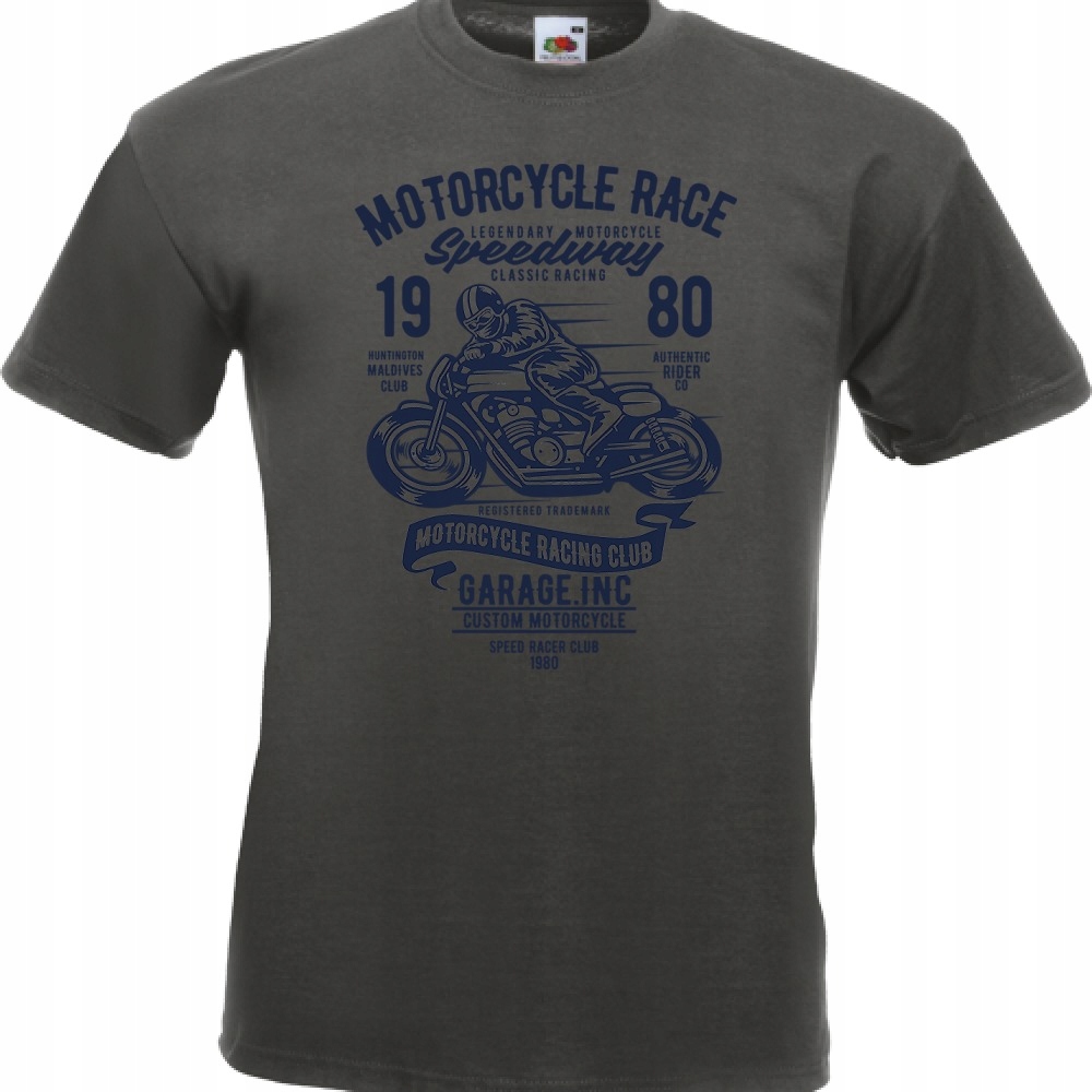 

Koszulka motocykl motor motocyklista kask M grafit