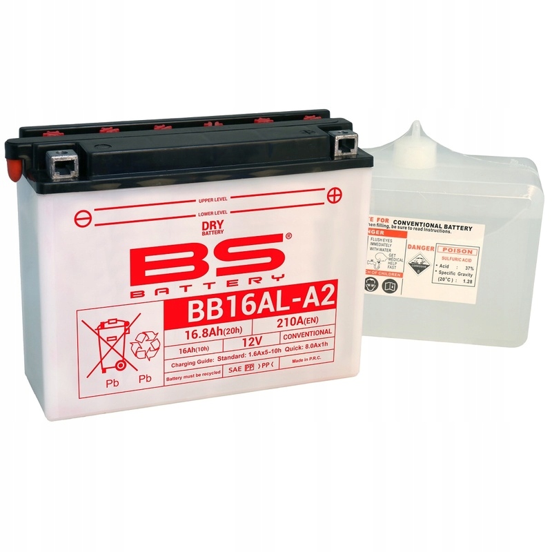 Bs Battery Vysoko výkonná batéria s kyselinou BB16AL-A2 310576
