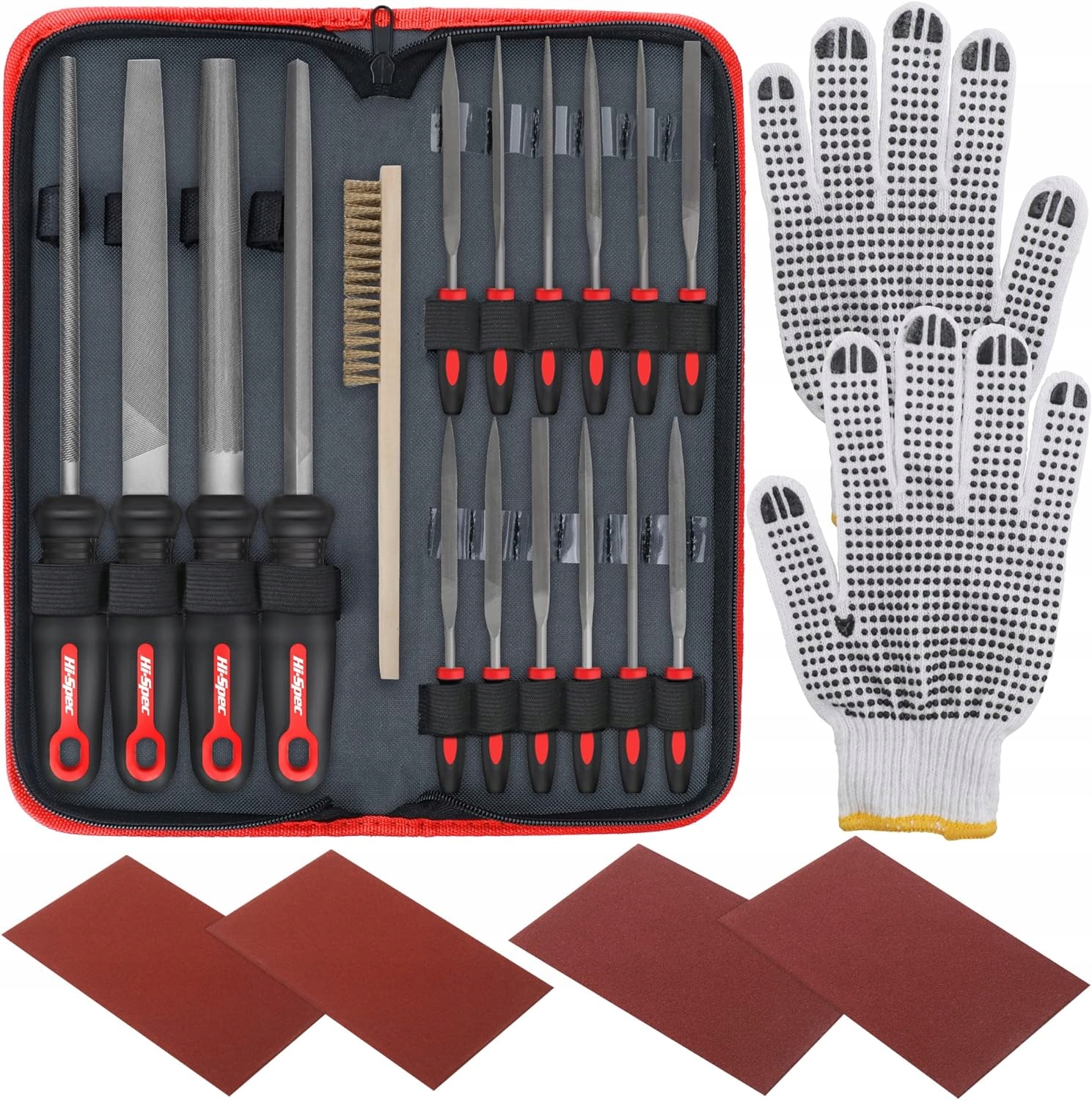 ZESTAW NAZĘDZI PILNIKOW RECZNYCH I IGIELKOWYCH 17 EL. STAL WEGLOWA GRATISY