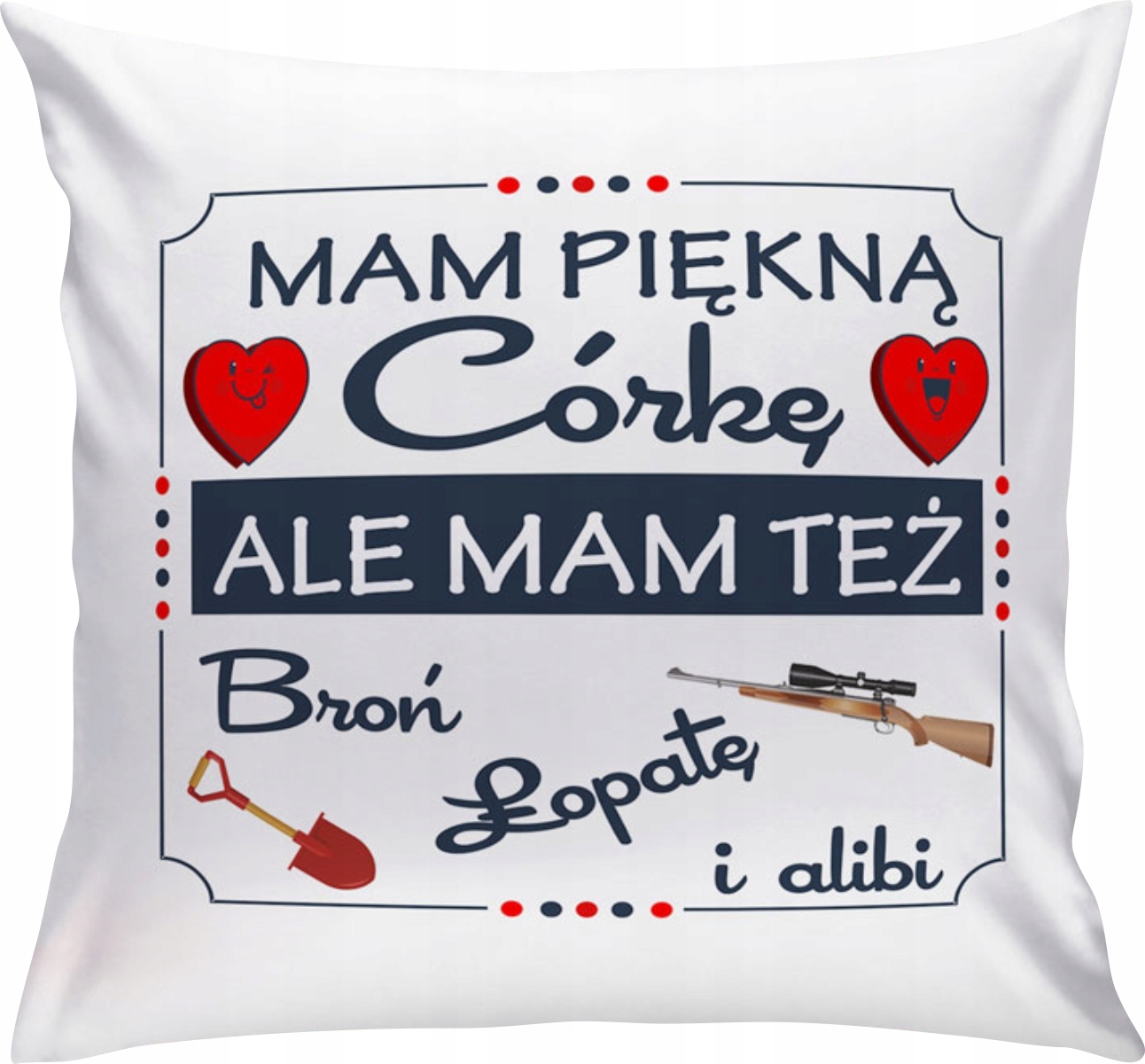 

Poduszka Dzień Ojca Taty Matki Mamy T27