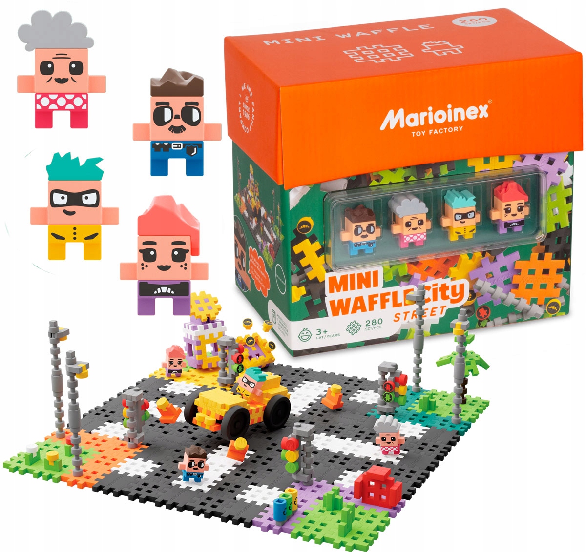 

Marioinex Wafle City Street 280sz 4fig konstruktor