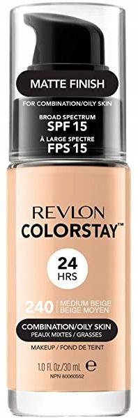 

Revlon Colorstay Podkład Pompka Tłusta 240 Med Bei