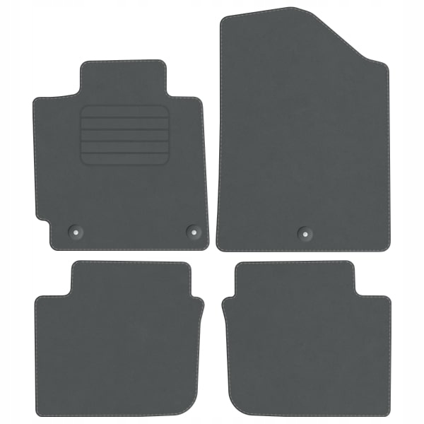 HYUNDAI килимки велюрові до моделі COMFORT СІРІ