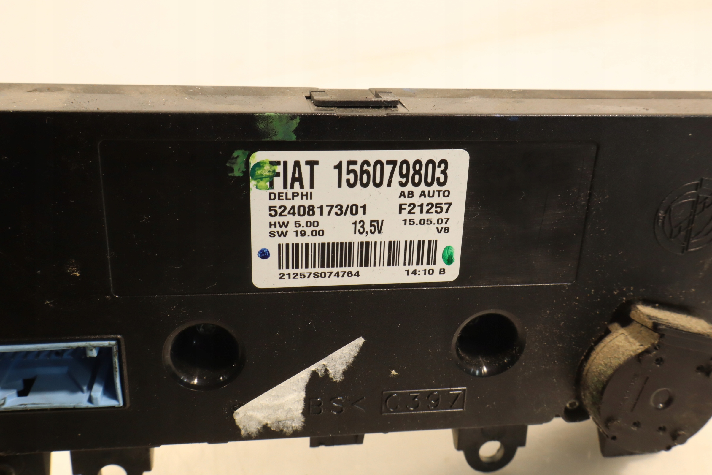 control panel air conditioning devices ALFA ROMEO 159 1.9JTD