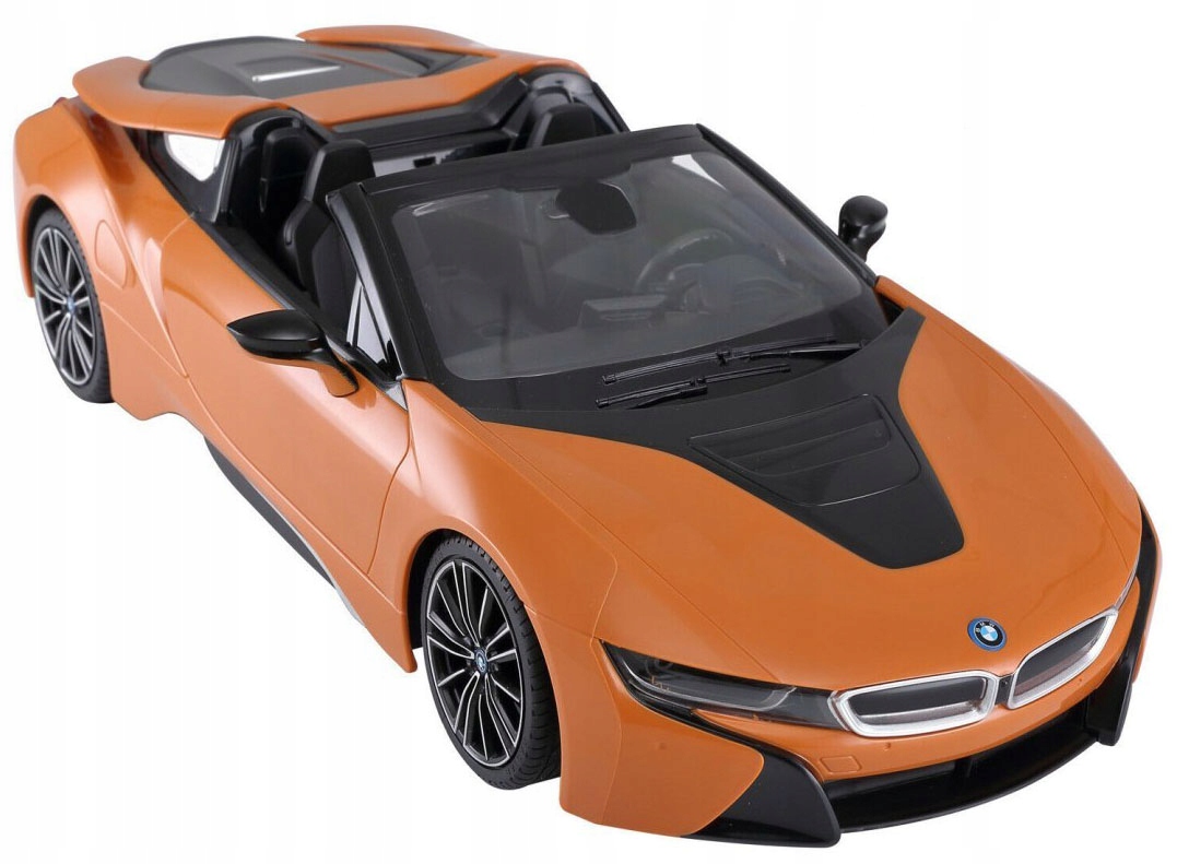 BMW i8 Roadster pomarańczowy RASTAR model 1:12 Zdalnie sterowane auto Płeć chłopcy dziewczynki