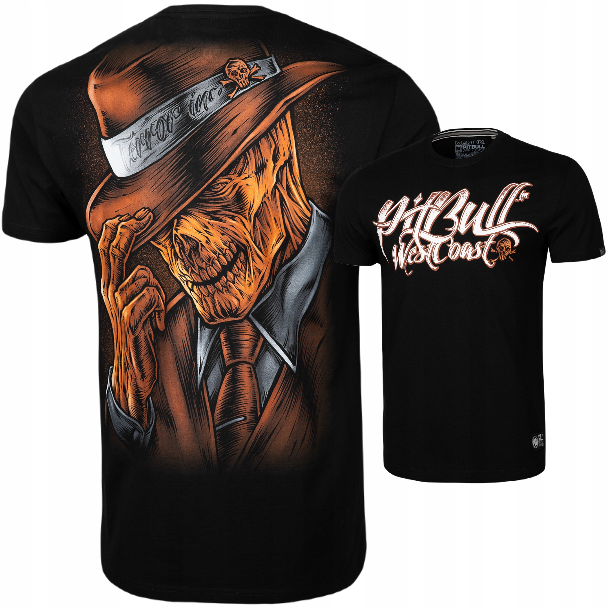 

T-shirt Męski Man In Hat Freddy Krueger Pitbull L