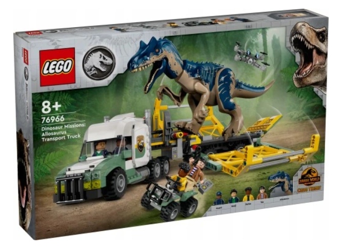 Lego 76966 Jurský Svět Dinomisje Kamion Pro Přepravu Allosaura