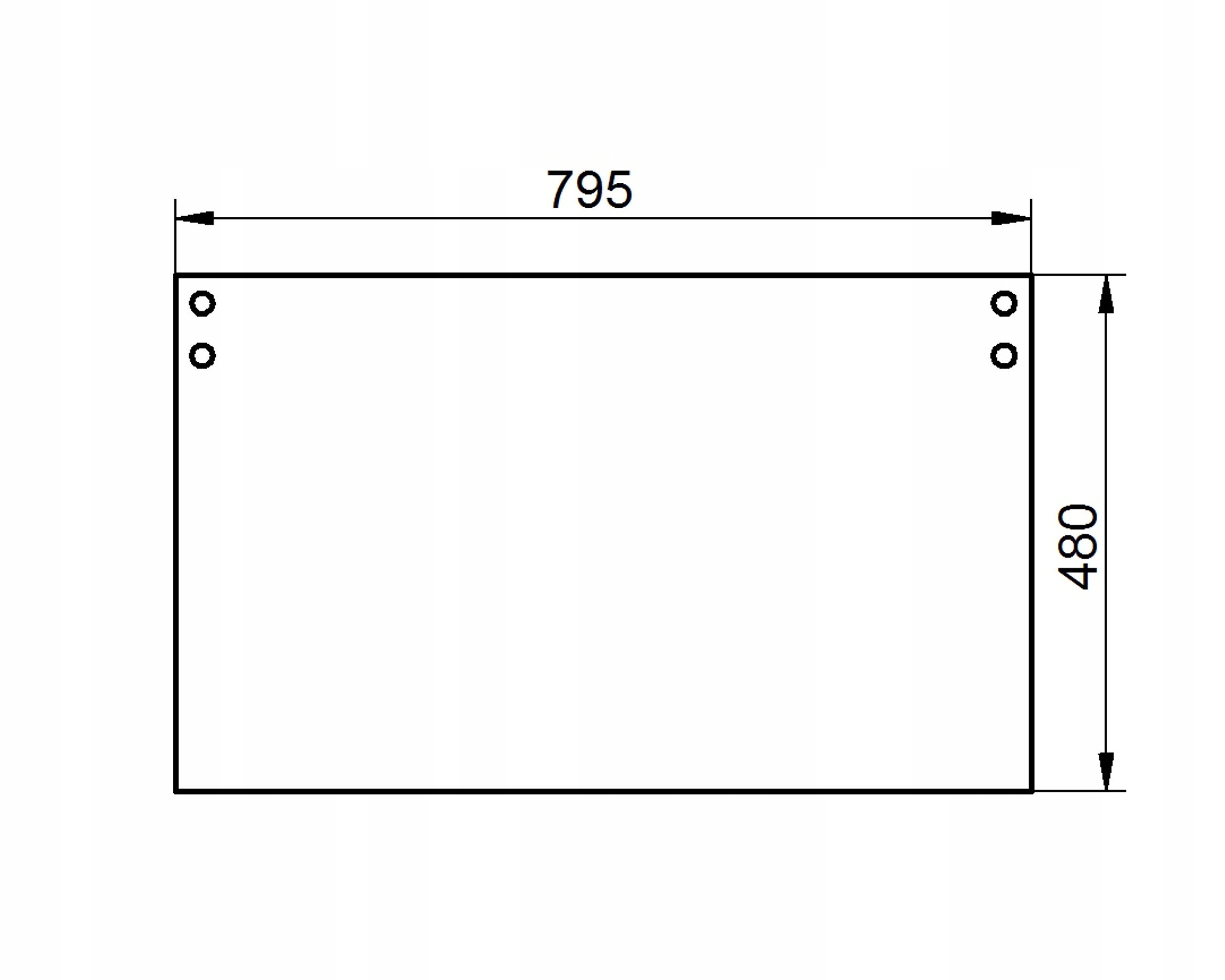 Volvo sklo přední spodní otvory 3,5cm 17434565