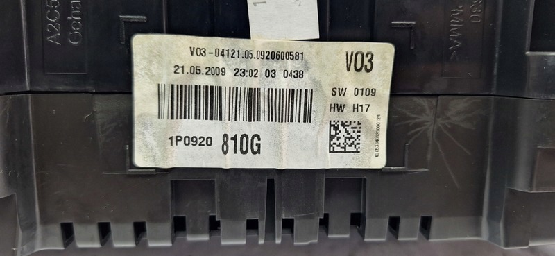 dials SEAT ALTEA XL LIFT 1P0920810G