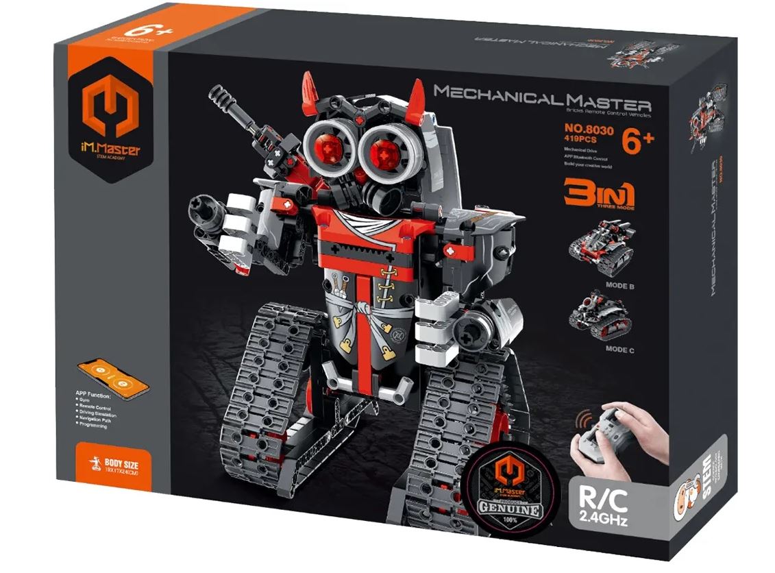 Klocki Robo-auto 3w1 Zdalnie Sterowane 419 elementów iM.Master