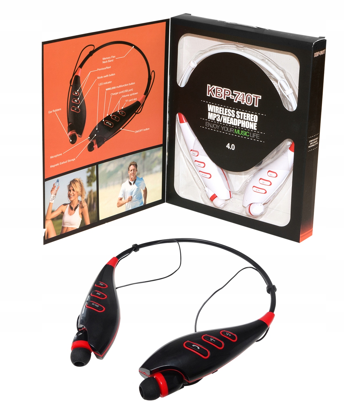 

Bezprzewodowe Słuchawki Bluetooth Dynamic Mikrofon