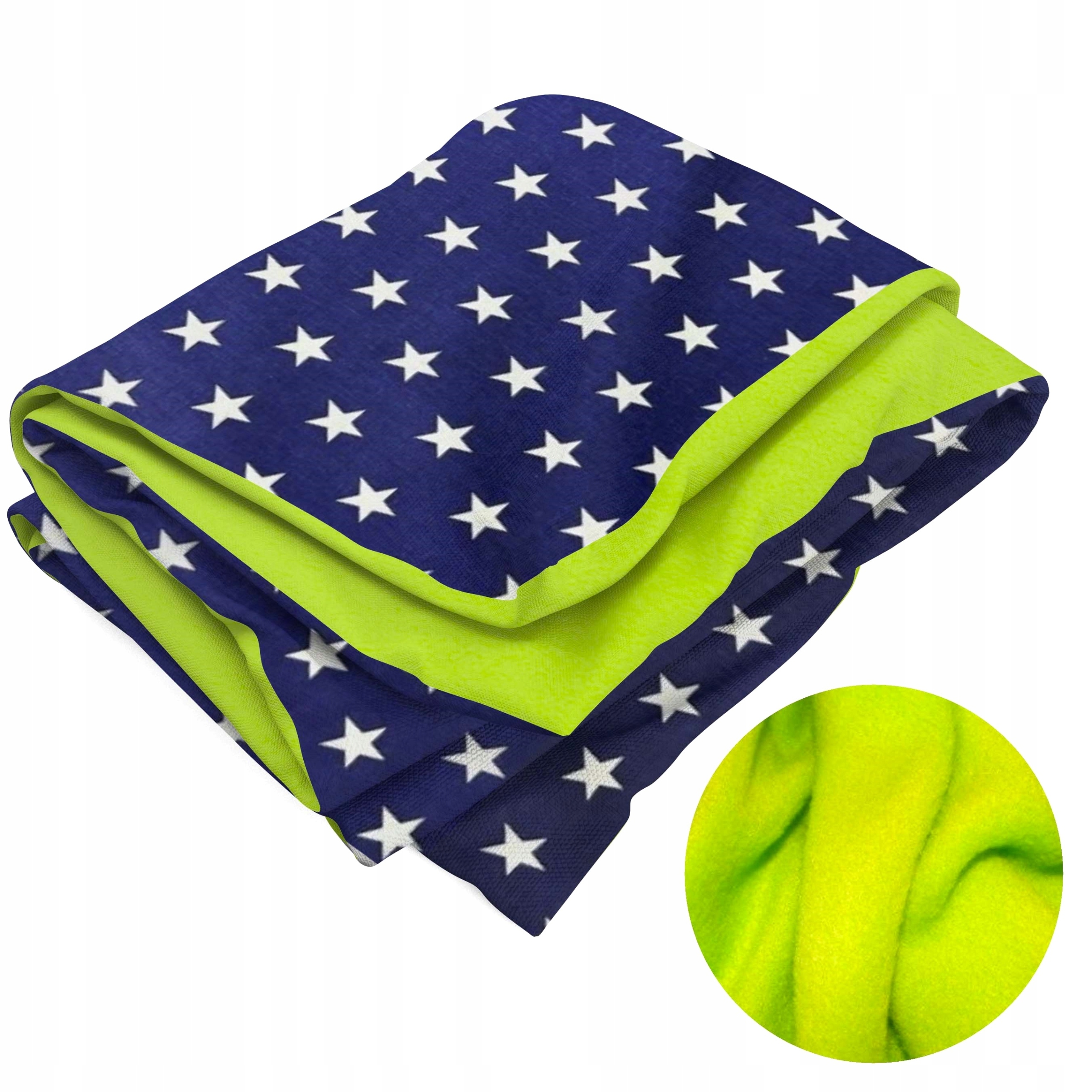 Oboustranný přehoz 120x180 Bavlna Fleece Hladký Měkký A Příjemný