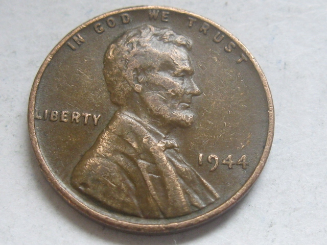 nr1236 USA Stara Moneta One Cent 1944 Lincoln