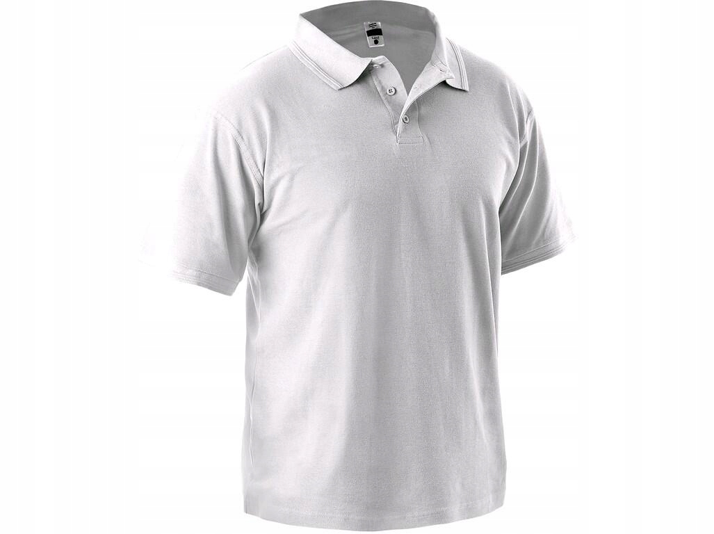 

Biała Mocna Koszulka Polo Bawełna michael r. XXL
