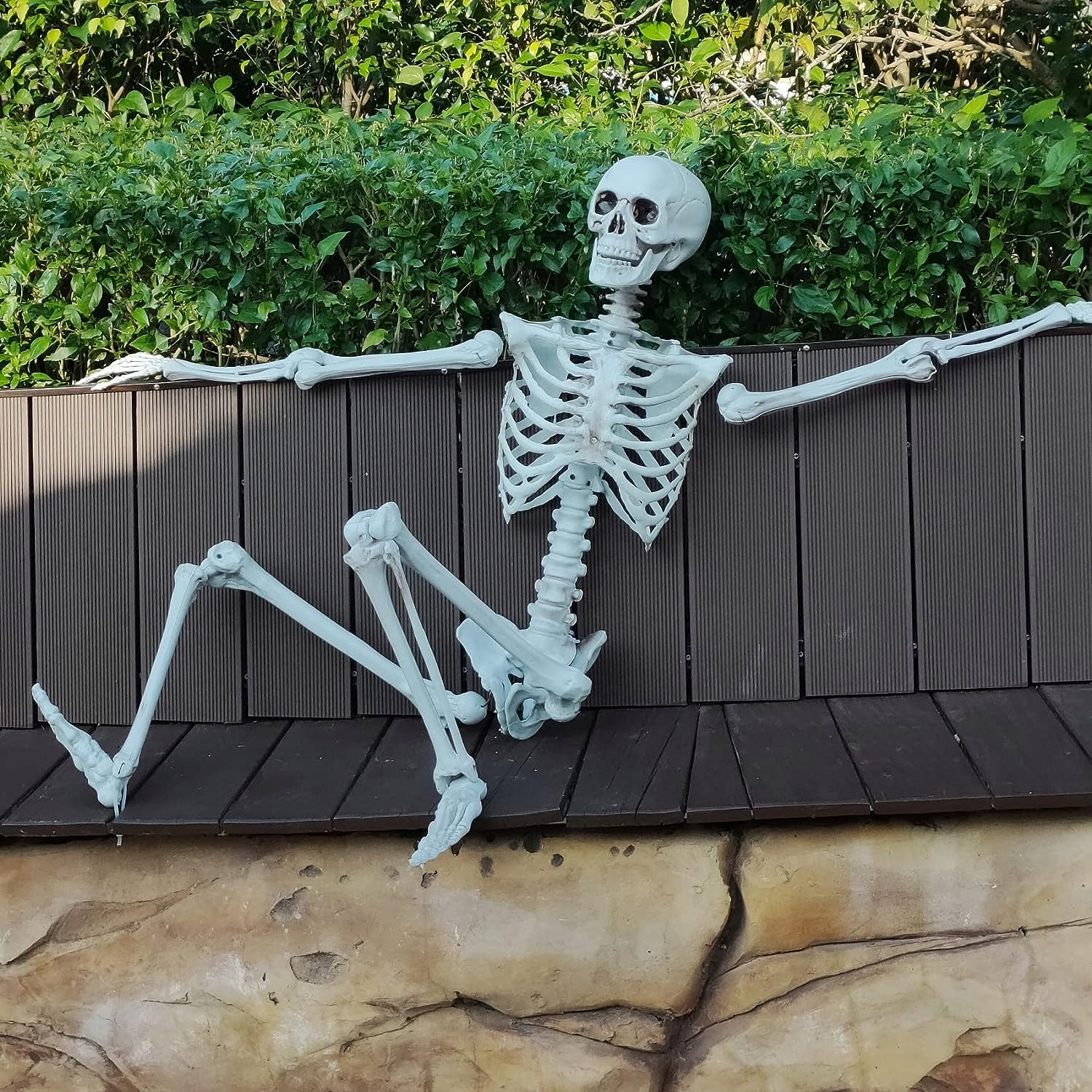 SZKIELET CZŁOWIEKA SZKIELETOR KOŚCIOTRUP CZASZKA DEKORACJA HALLOWEEN 165cm Typ inny