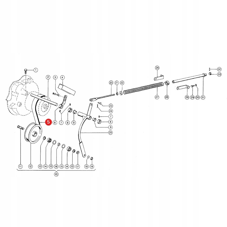 Pasek klinowy Claas 1423274 Gates Marka maszyny Inna