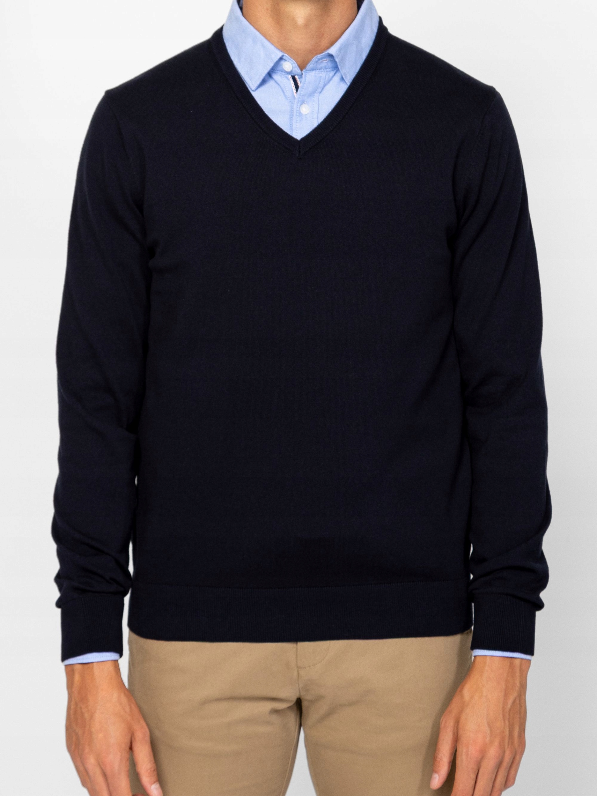 Heavy Tools Pánský Klasický Svetr Hidro Navy Tmavě Modrý 3XL