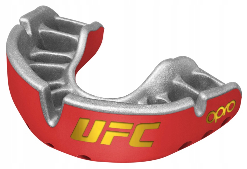 Chránič zubů Opro Ufc Gold Red Metal/Silver