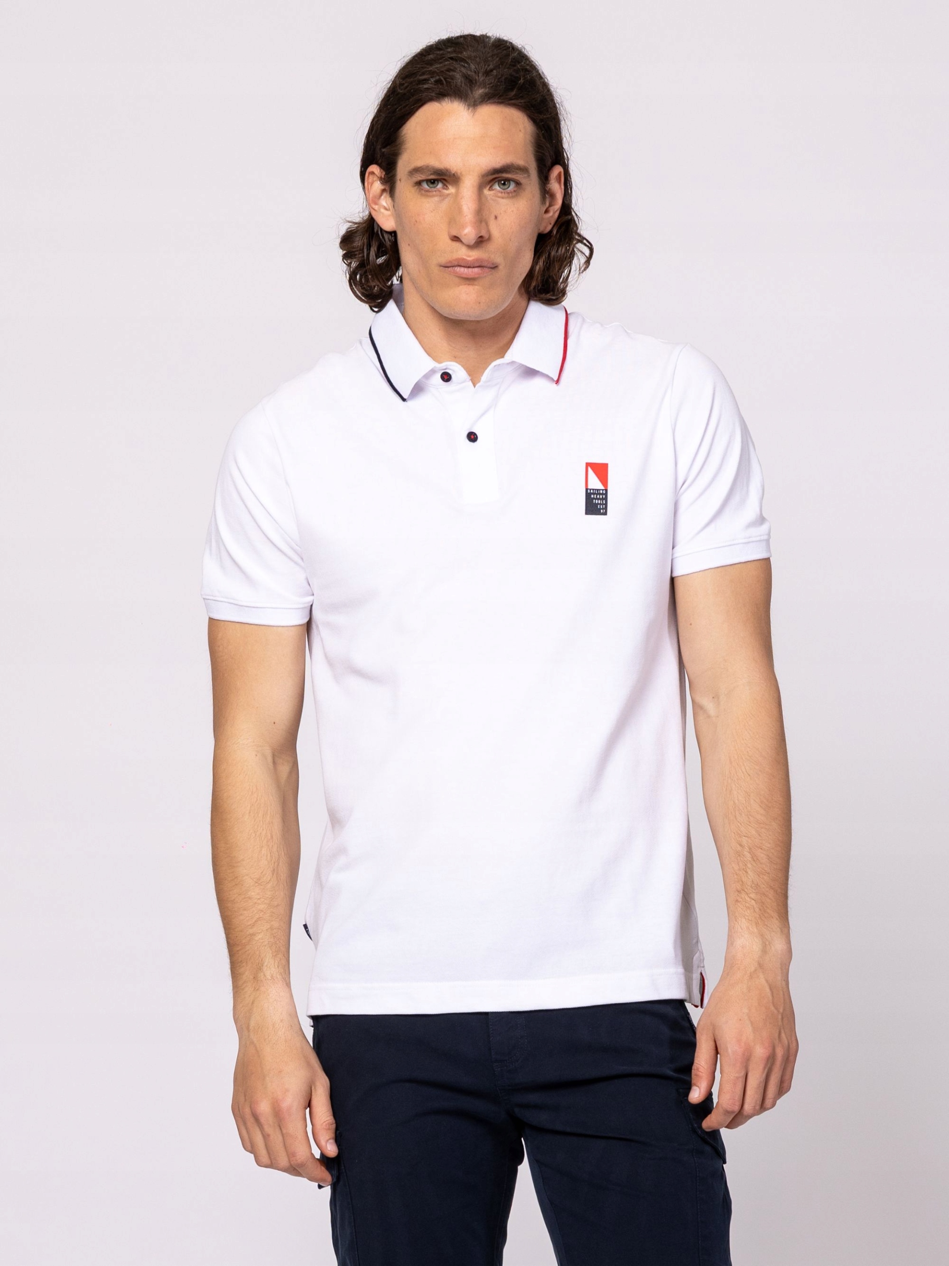 Heavy Tools Pánské Tričko Polokošile Tričko Dandy Bílá XXL