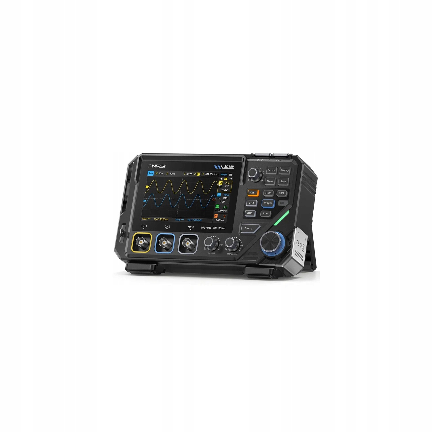 Fnirsi 2D15P 3v1 Osciloskop 2CH 100 MHz, Multimetr, Generátor signálu Dds