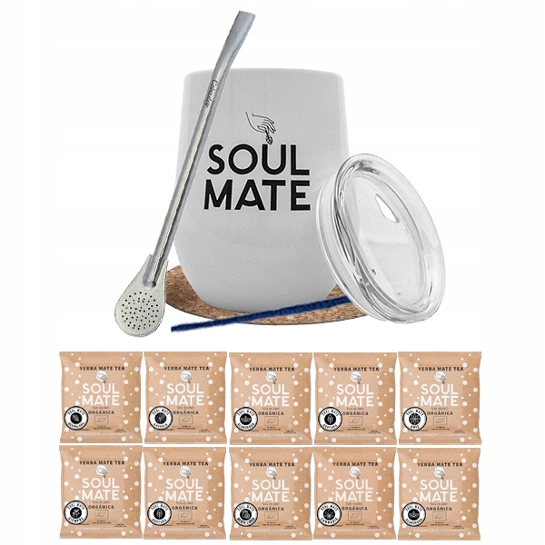 Sada Yerba Mate Vzorky Soul Mate 10x50g Matero Termální Bombilla