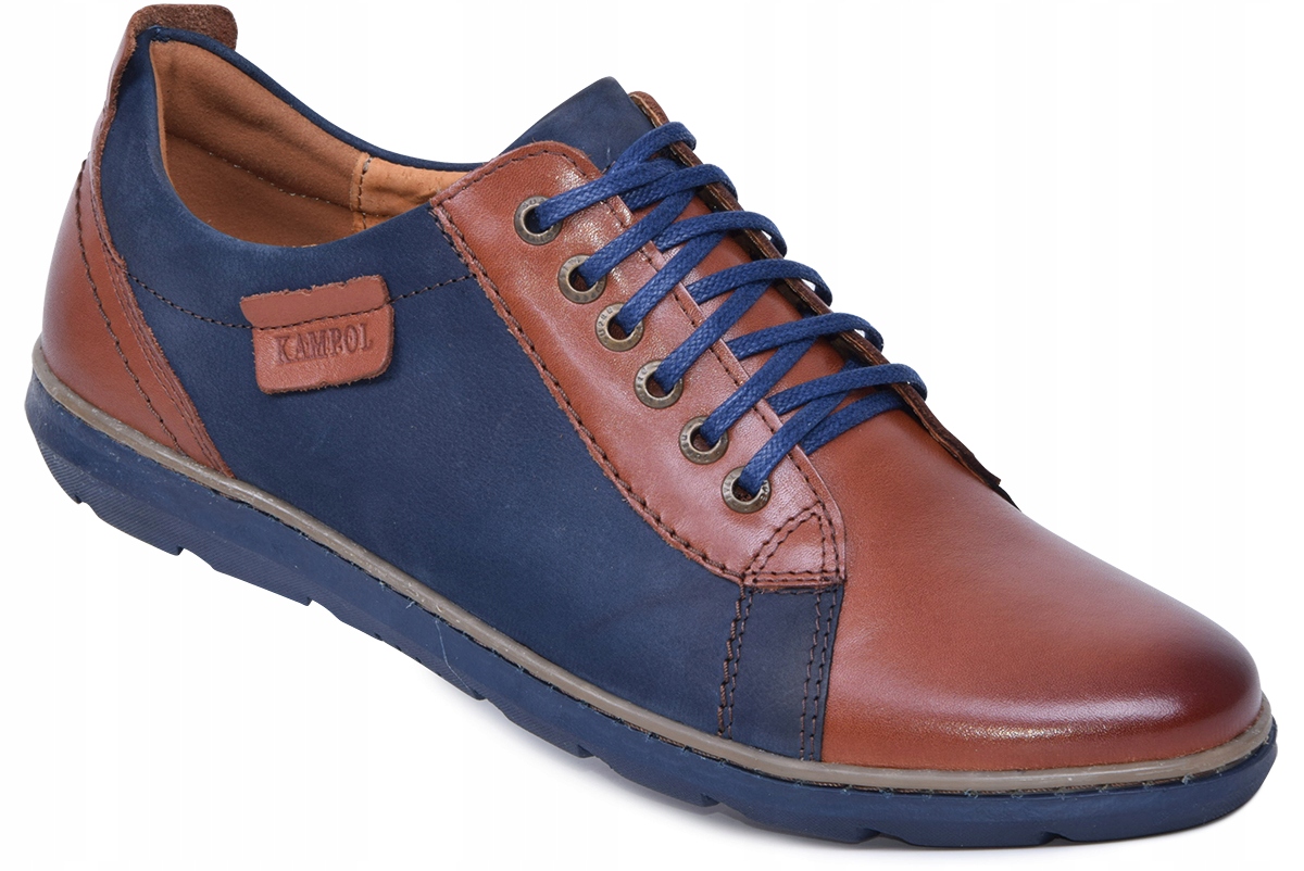 Buty męskie skórzane sportowe wzór 61/73/53 rozmiar 42