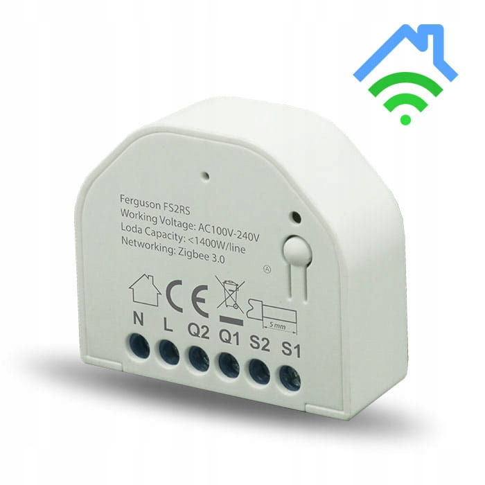 Dvojitý dokončovací modul 230V Ferguson Smart Home 2.0