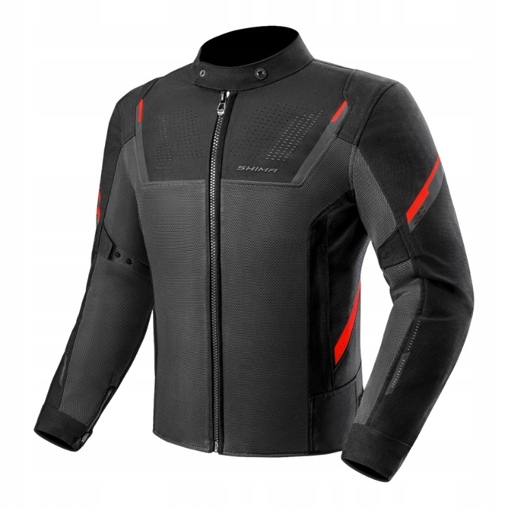 Shima Rush 3.0 Air Men G2 Red Grey Pánska Textilná Motocyklová Bunda M