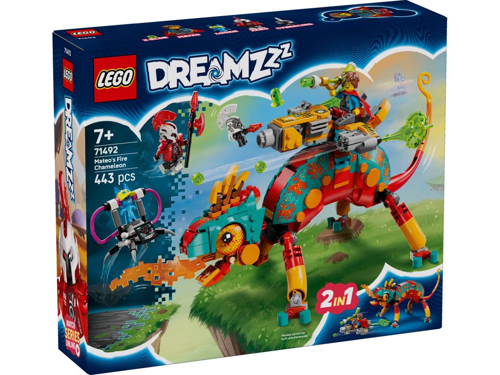 Lego 71492 Dreamzzz Ohnivý chameleon Mateo