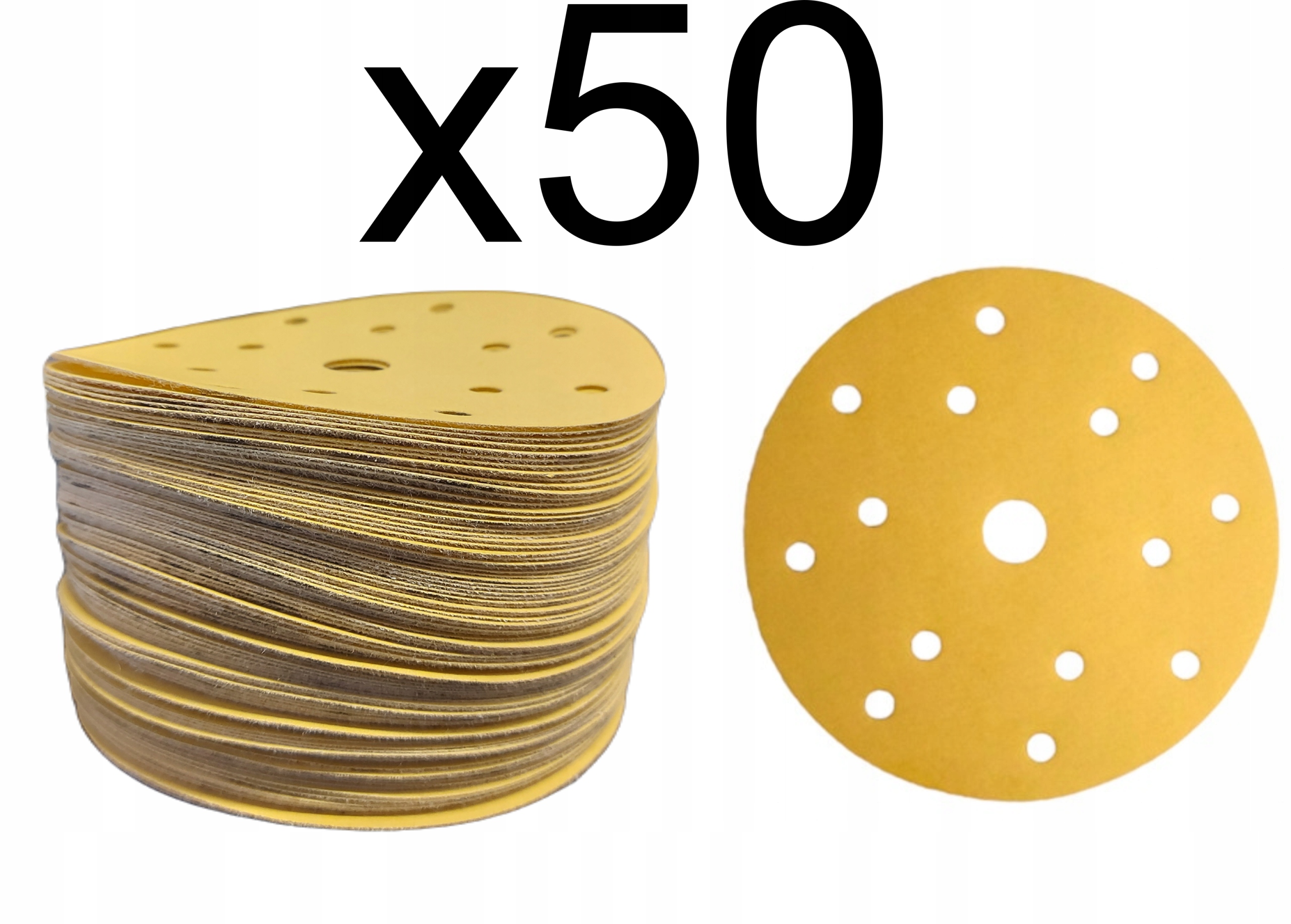 

Papier Ścierny Krążki Na Rzep 15otw. 150mm P150