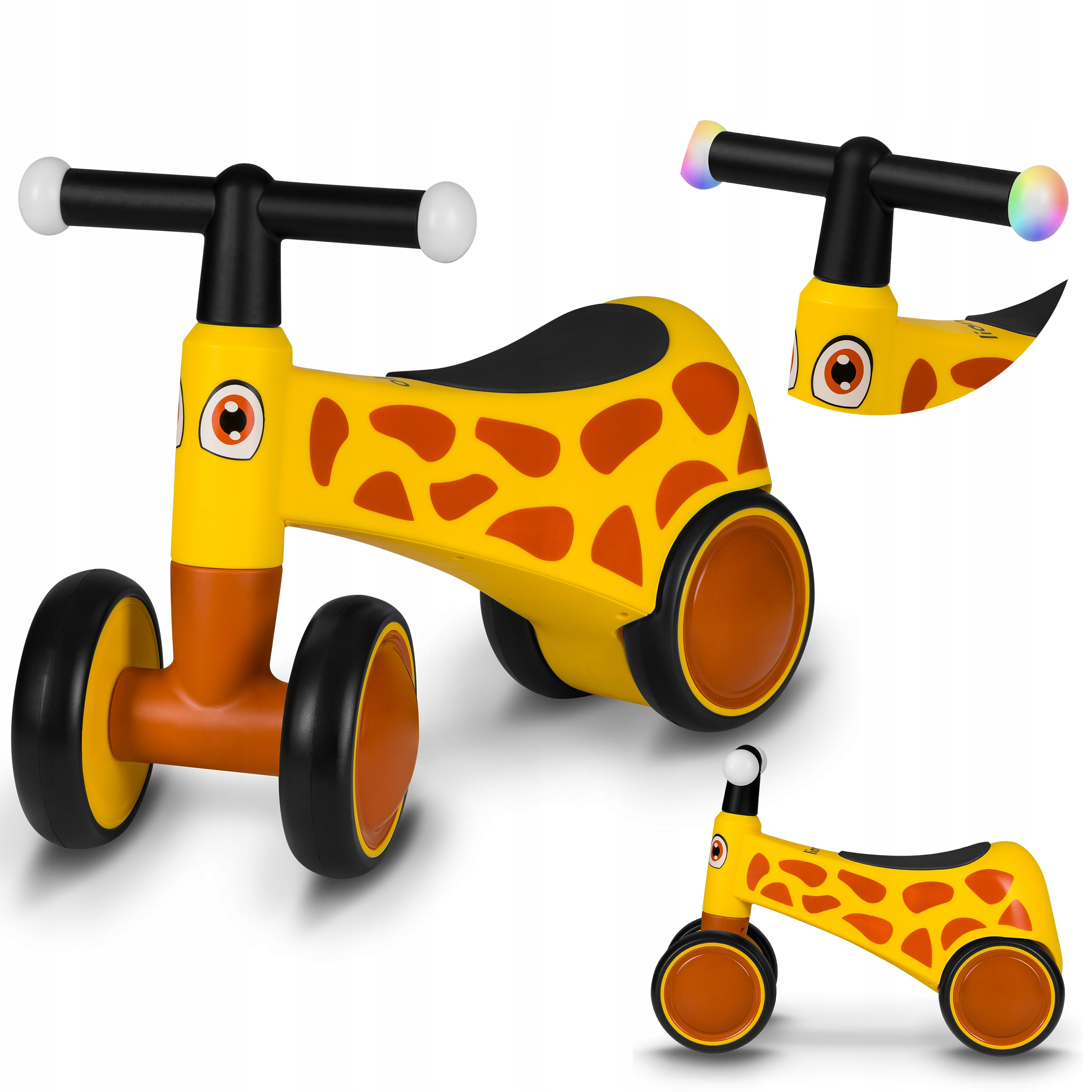 Rowerek Biegowy Jeździk Pchacz 3w1 Lionelo Sammy Stabilny