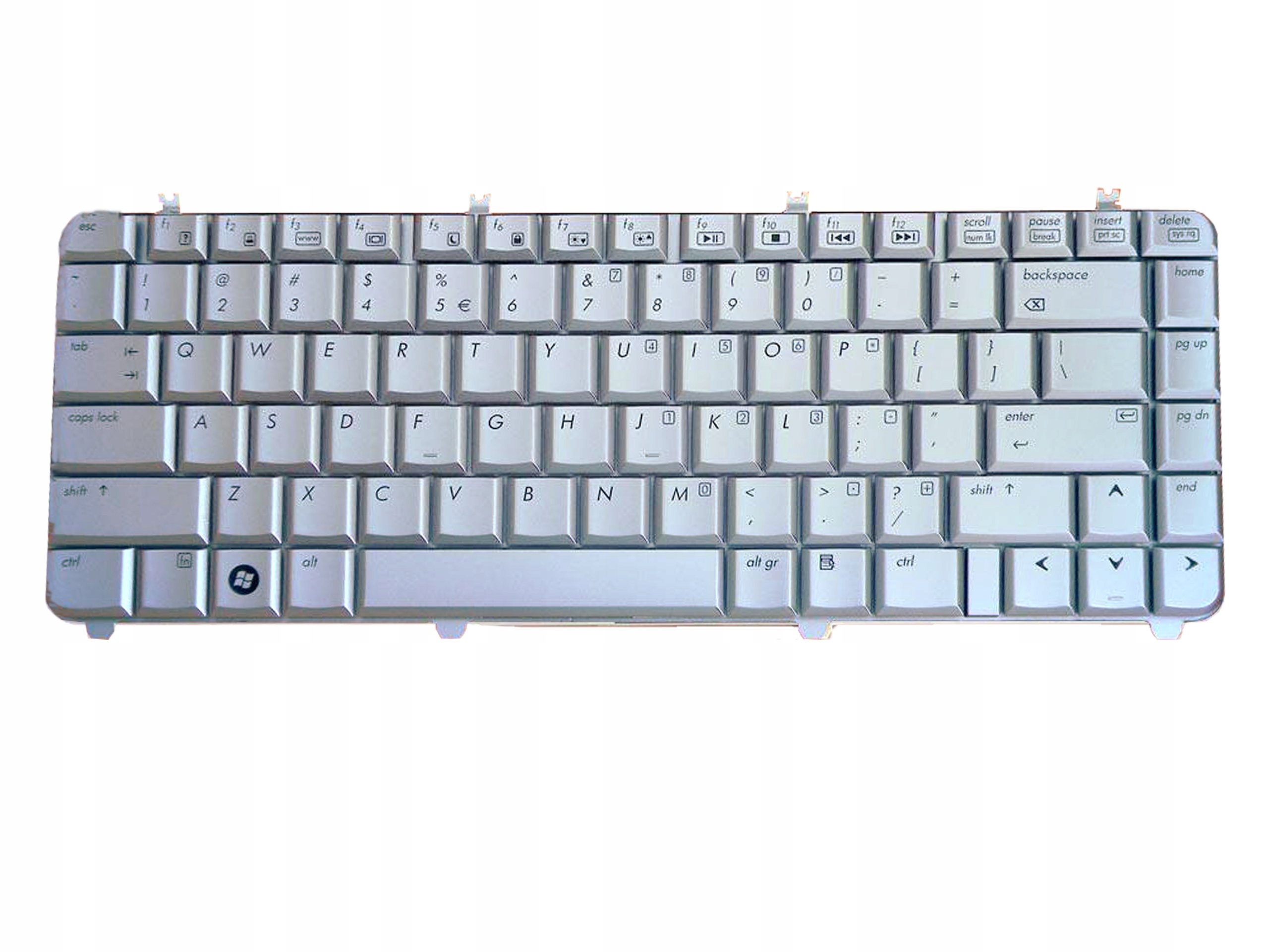 

Klawiatura Hp DV5 DV5T DV5Z Srebrna