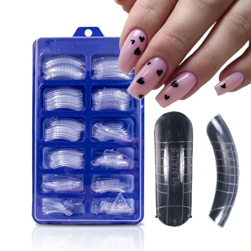 

Formy Dual Do Akrylożelu 120szt Clear