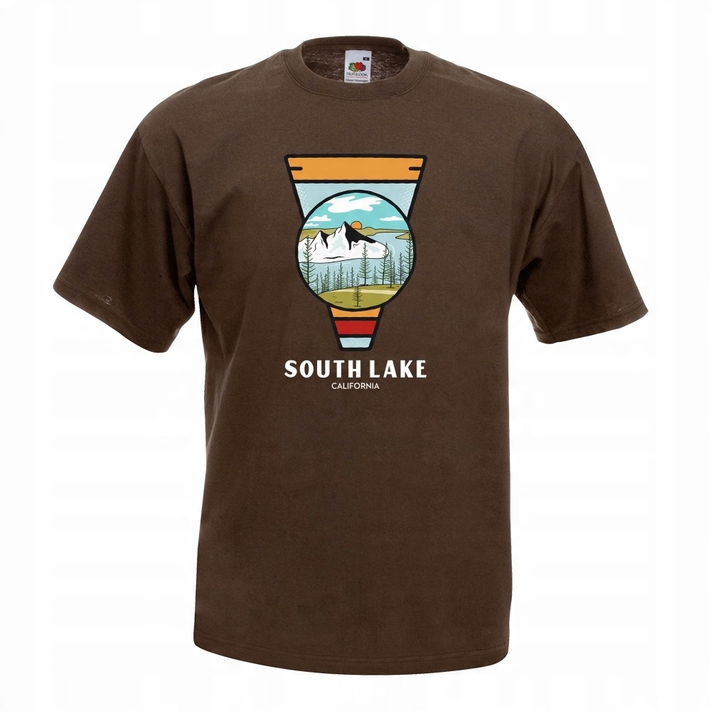 

Koszulka south Lake California Usa XL brązowa
