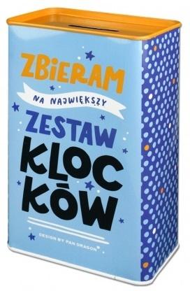 

Skarbonka metalowa Na zestaw klocków klocki