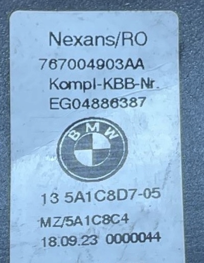 BMW IX1 U11 bracket holder KABLA LADOWANIA 5A1C8D7