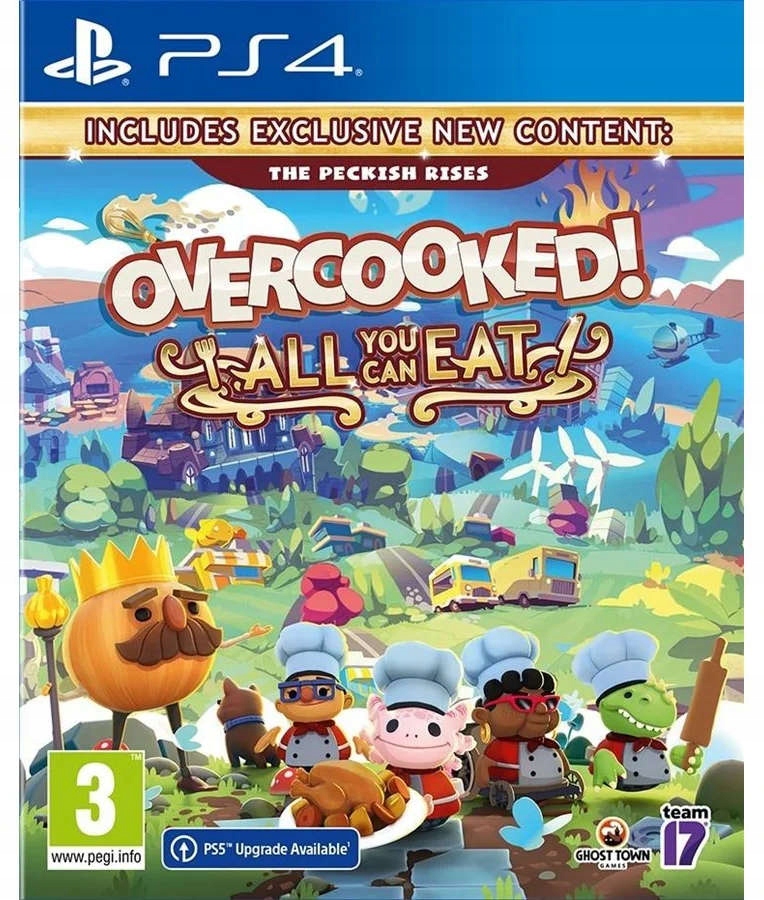 OVERCOOKED: ALL YOU CAN EAT! / JESZ ILE CHCESZ / NOWA / PL / PS4 Wydawca Team17